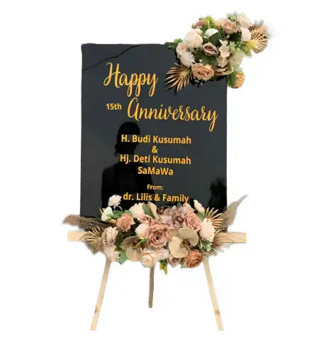 Papan Bunga Akrilik Tebing